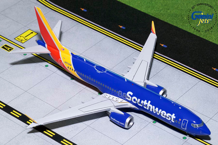 Southwest Boeing 737 MAX 8 N8706W Gemini Jets G2SWA757