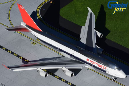 GEMINI JETS 1:200 NORTHWEST AIRLINES BOEING 747-400 FLAPS G2NWA909F N663US.